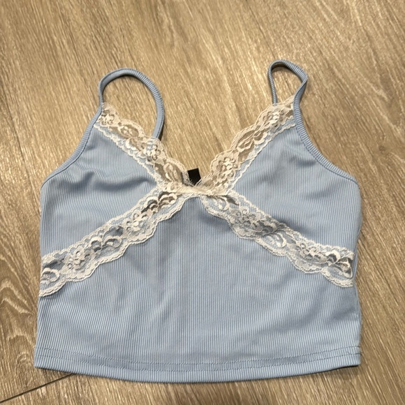 Shein ribbed lace tank size S - Picture 1 of 4
